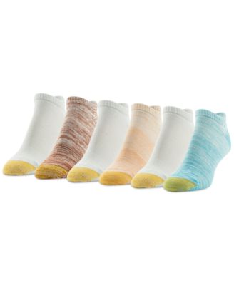 Gold Toe - Women's 6-Pk. Ombr&eacute; Free Feed Liner Socks