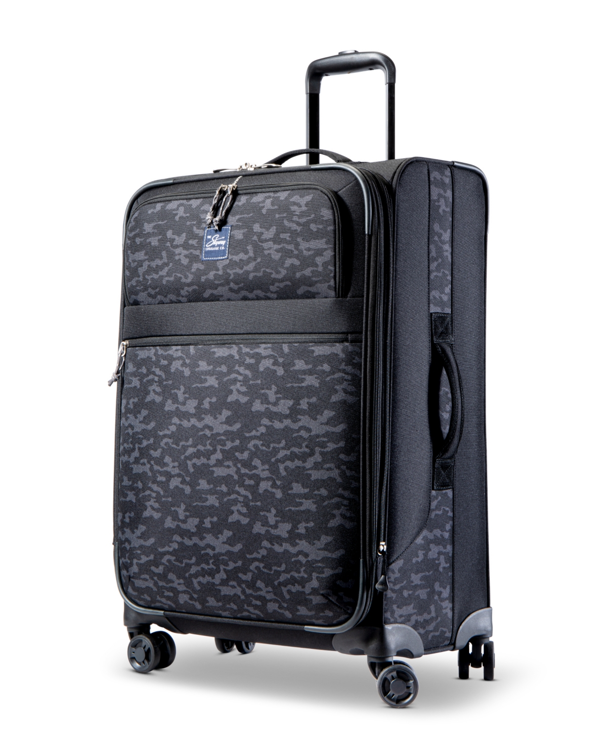 Skyway Rainer Softside 24" Medium Check-in Spinner Suitcase In Kohala Black