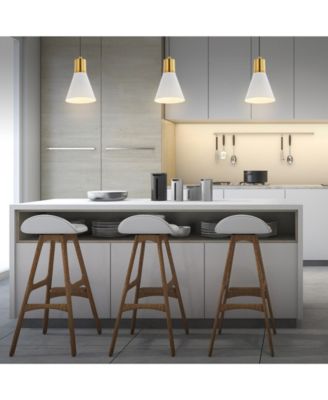 Apollo 6" 1-Light Mid-Century Modern Iron LED Pendant