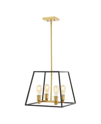 Lloyd 15" 4-Light Farmhouse Industrial Iron LED Pendant