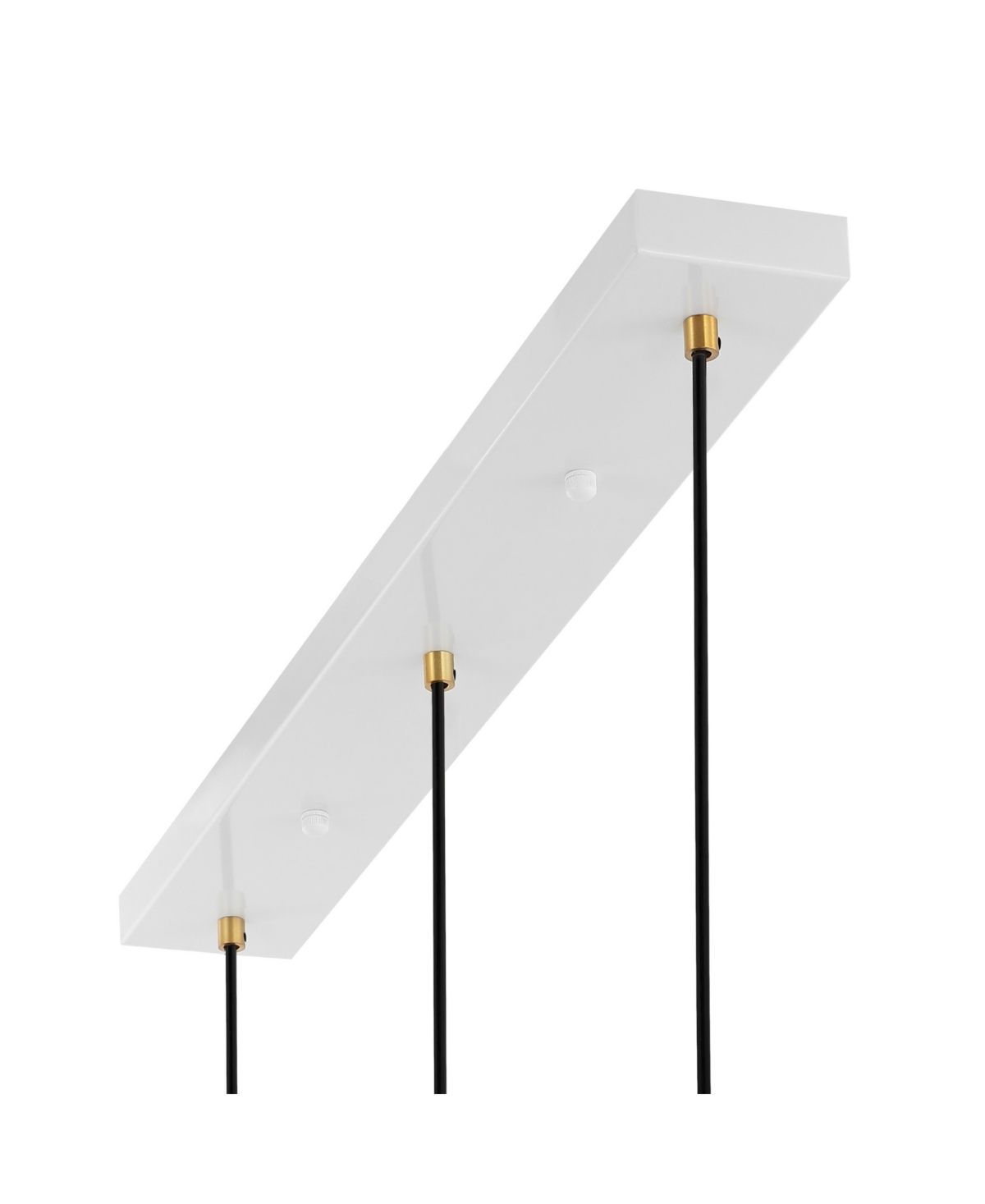 Apollo 3-Light Mid-Century Modern Iron Adjustable Linear Led Pendant - Brass Gold