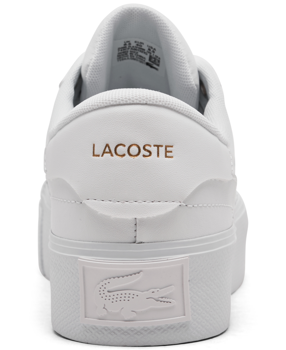 Lacoste Women s Ziane Leather Platform Casual Sneakers from Finish