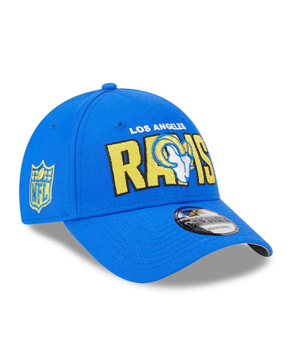 New Era Royal Los Angeles Rams 2023 Nfl Draft 9forty Adjustable Hat In Royal