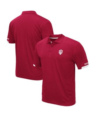 Men's Crimson Indiana Hoosiers Big and Tall Santry Polo Shirt
