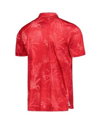 Men's Scarlet Nebraska Huskers Palms Team Polo Shirt