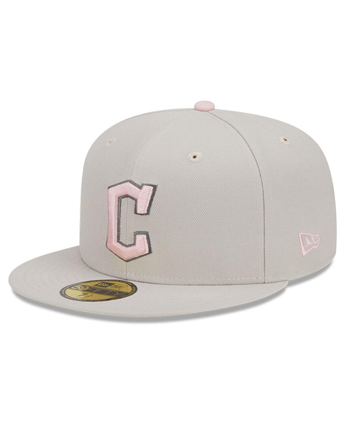 Shop New Era Men's  Khaki Cleveland Guardians 2023 Mother's Day On-field 59fifty Fitted Hat