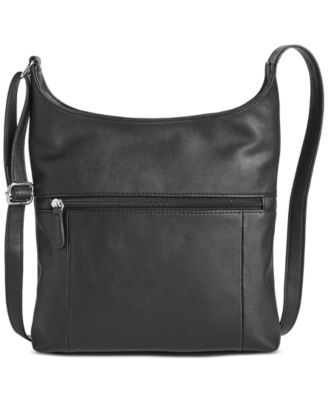 Nappa Leather Soft Crossbody, Exclusively at Macy's