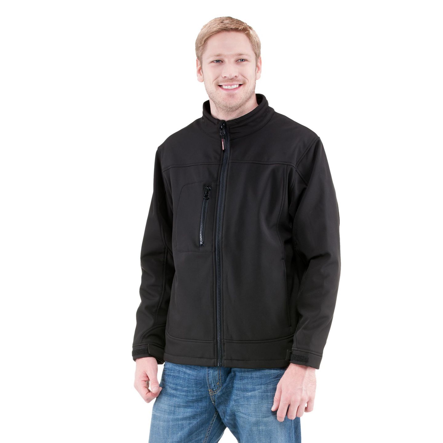 Мужская куртка RefrigiWear Big & Tall Warm Insulated Softshell Jacket with Soft Micro-Fleece Lining — фото 1