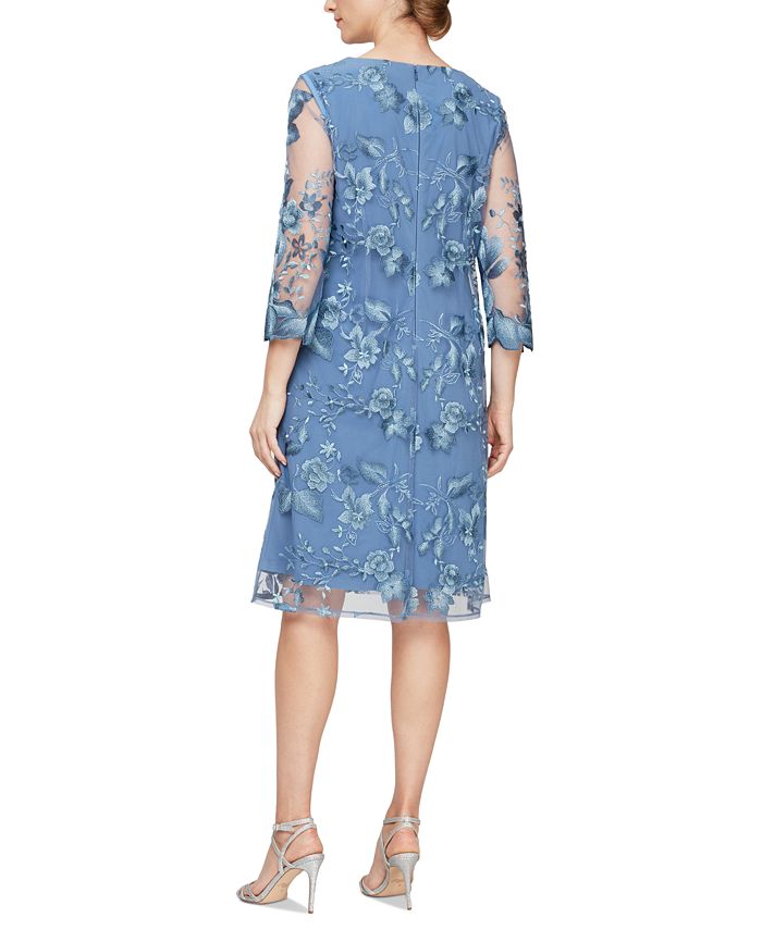 Alex Evenings Embroidered Jacket Dress Macy's