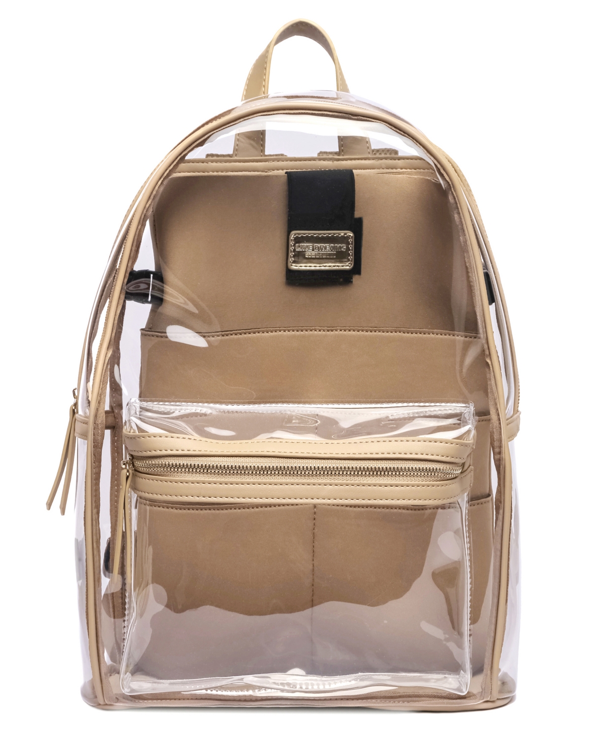 Like Dreams Ace Clear Utility Medium Backpack In Nude