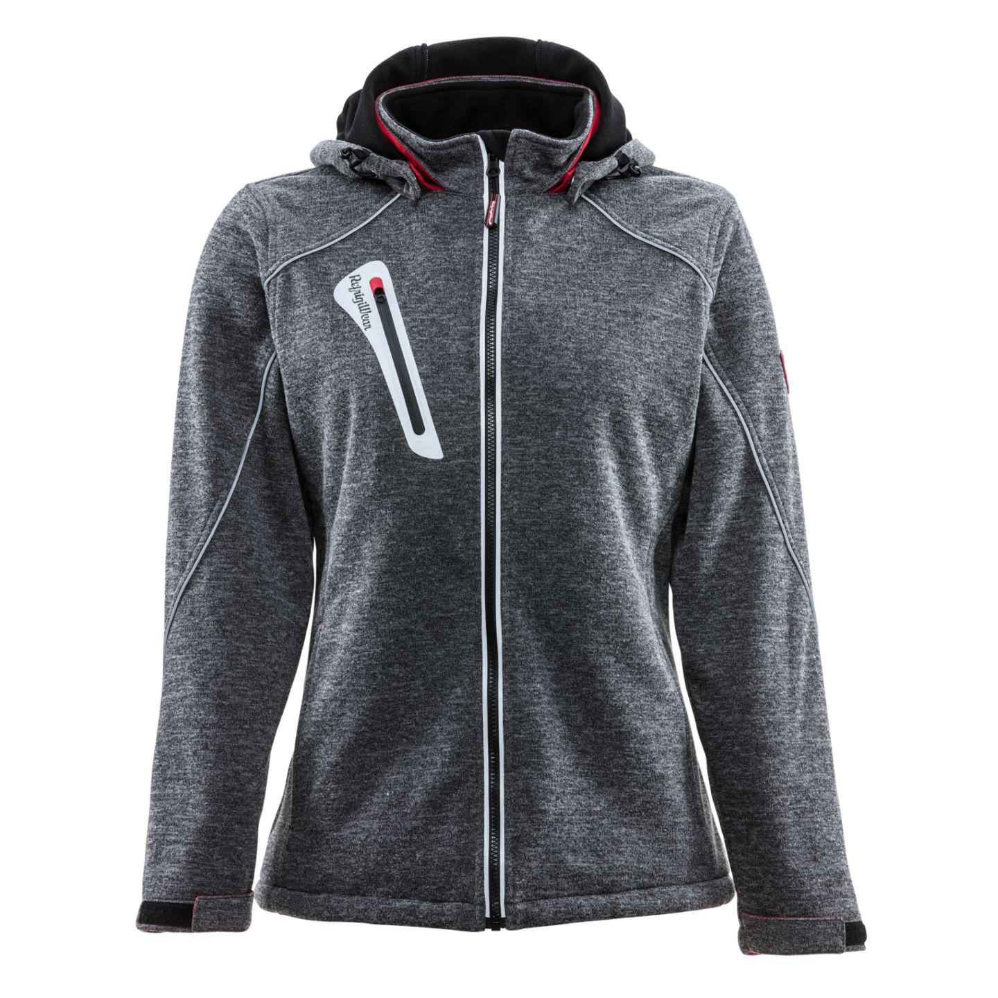 Женская куртка RefrigiWear Extreme Sweater Jacket, цвет: Серый — фото 29