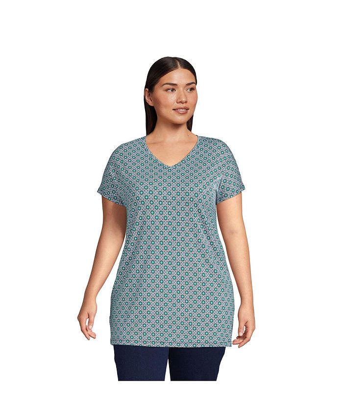 extra long plus size tunics