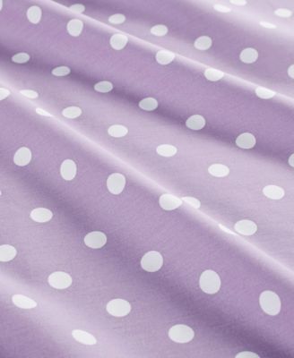 Polka Dot Cotton 4-Pc. Sheet Set, Full