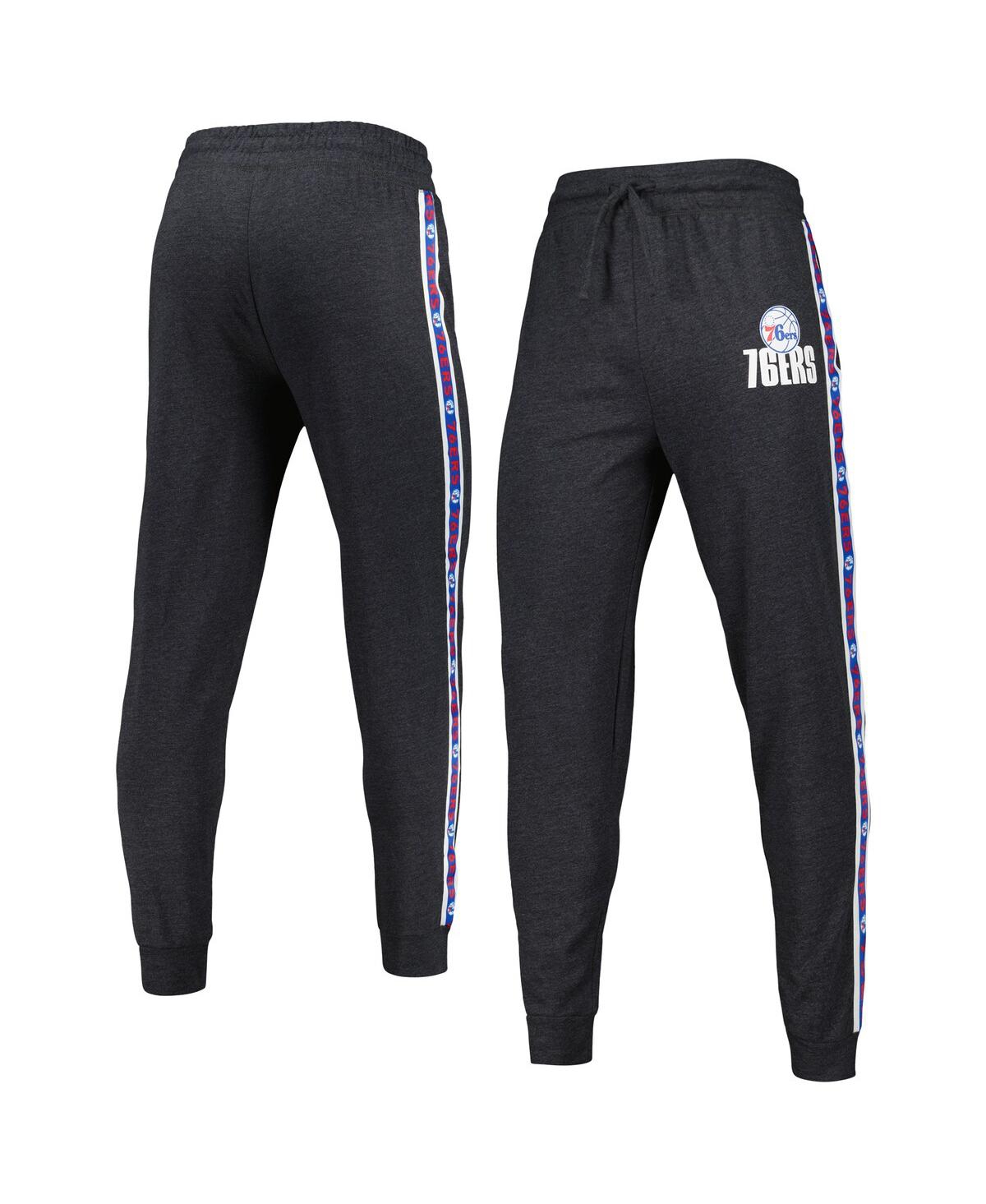 Shop Concepts Sport Men's  Charcoal Philadelphia 76ers Team Stripe Jogger Pants