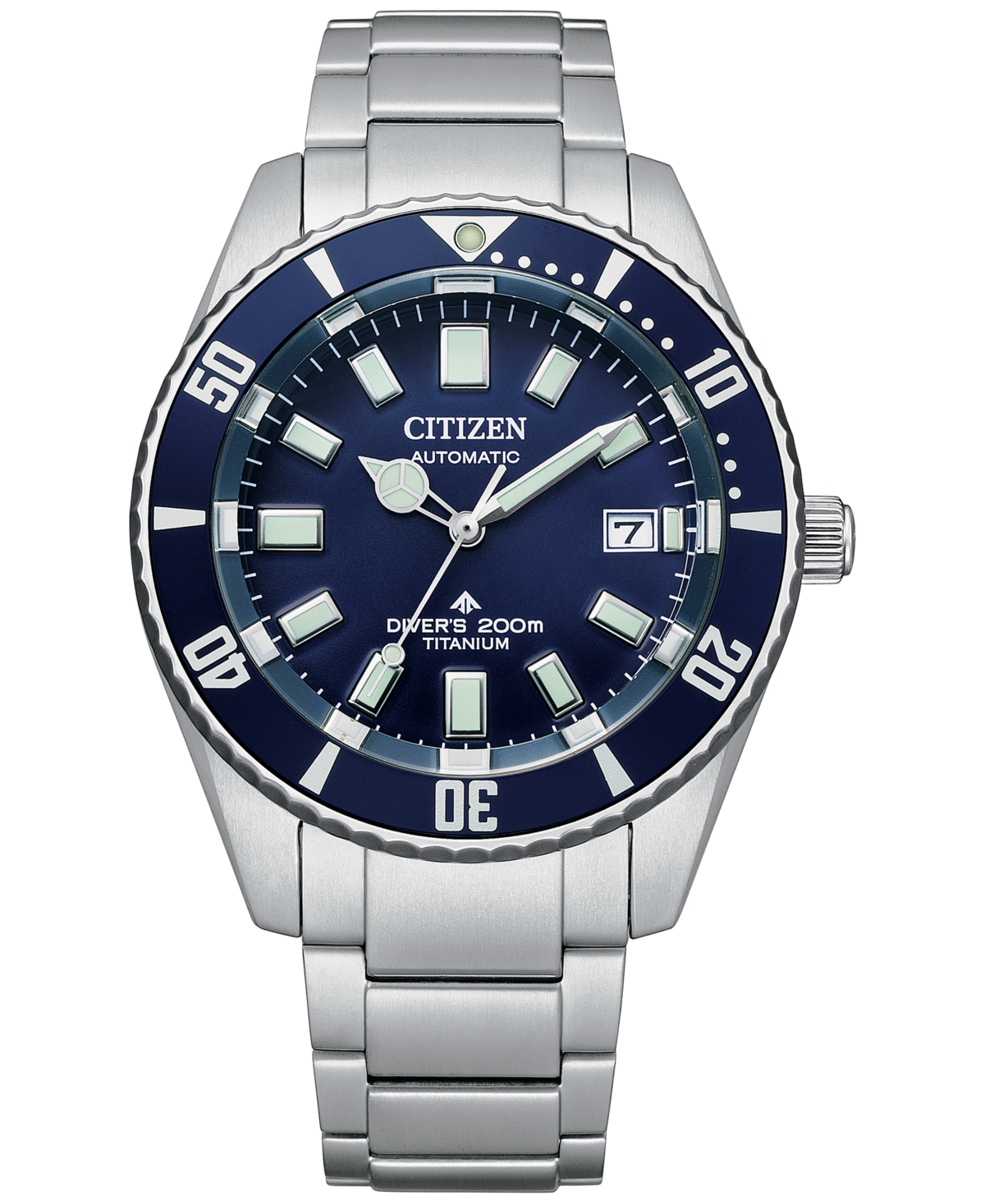 Citizen Men's Automatic Promaster Dive Stainless Steel Bracelet Watch 41mm In Blue