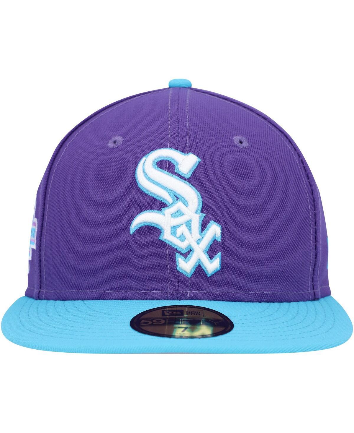 New Era Purple Detroit Tigers Vice 59fifty Fitted Hat In Purple