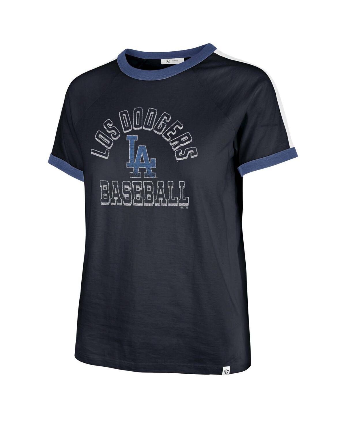 Shop 47 Brand Women's ' Navy Los Angeles Dodgers City Connect Sweet Heat Peyton T-shirt