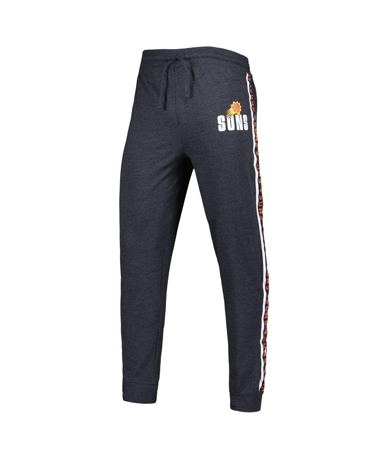 Concepts Sport Charcoal Phoenix Suns Team Stripe Jogger Pants In Charcoal