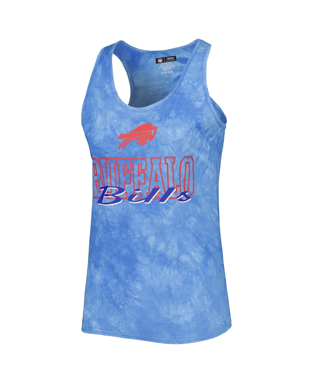 CONCEPTS SPORT WOMEN'S CONCEPTS SPORT ROYAL BUFFALO BILLS BILLBOARD SCOOP NECK RACERBACK TANK AND SHORTS SLEEP SET 