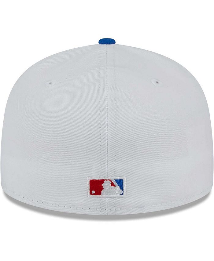 New Era Men's White, Red Los Angeles Dodgers Undervisor 59FIFTY Fitted ...