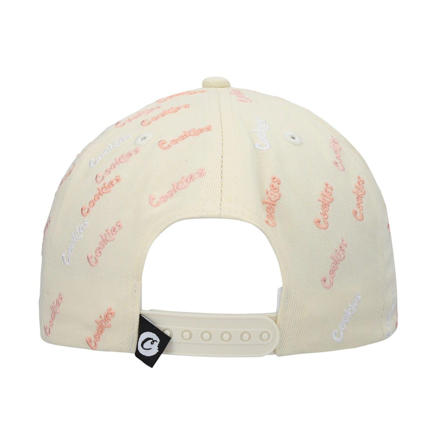 Мужская кепка Cookies Cream Triple Beam Allover Print Snapback Hat — фото 5