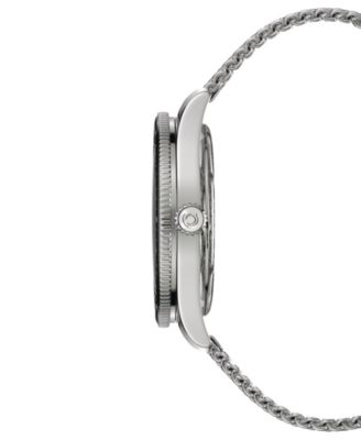 Men's Swiss Automatic DS PH200M Stainless Steel Mesh Bracelet Watch 43mm