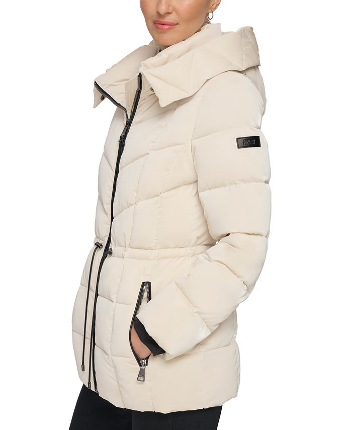 DKNY Women's Shine Hooded Puffer Coat - Macy's