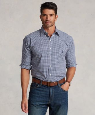 Polo Ralph Lauren - Men's Big & Tall Plaid Stretch Poplin Shirt