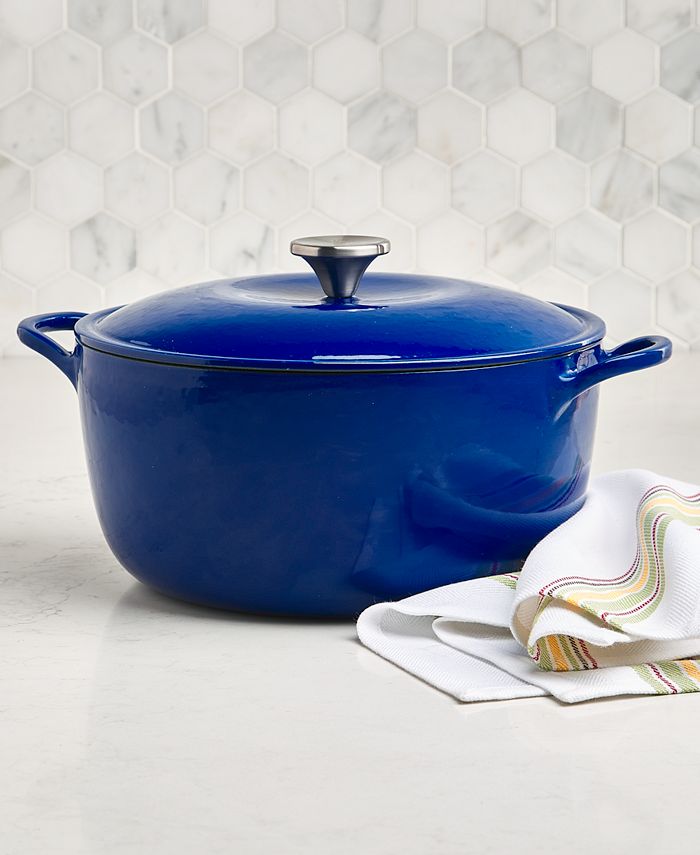 The Cellar Enameled Cast Iron 6Qt. Round Dutch Oven, Created for Macy