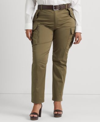 Ralph Lauren Golf Khaki Pants Womens Size 8 Straight Leg Pockets Stretch