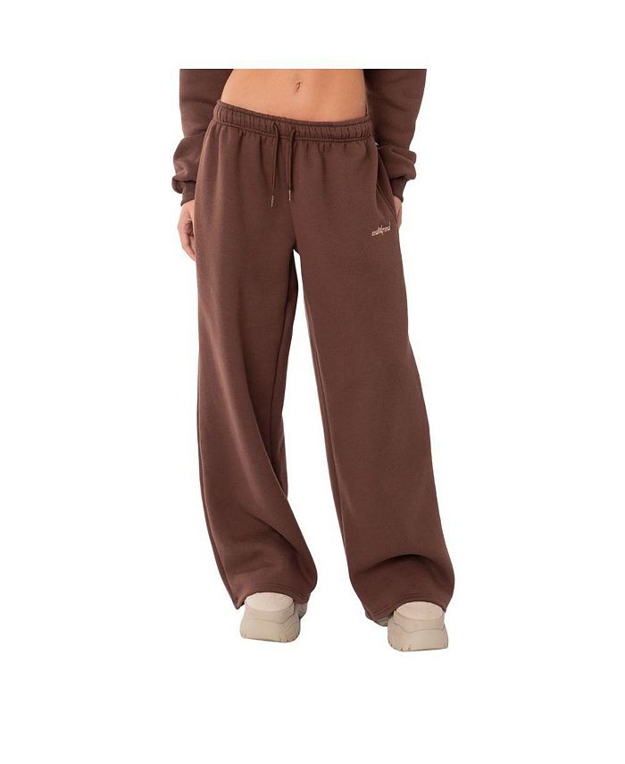 Edikted Brenna low rise wide sweatpants - Macy's