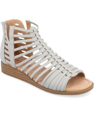 Women's Delilah Gladiator Sliver Wedge Sandals