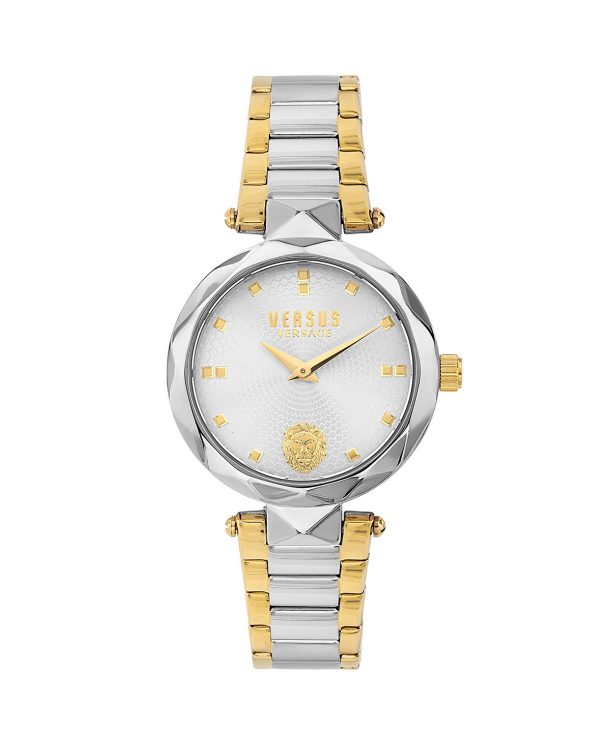 Shop Versus Women's Two-hand Quartz Covent Garden Gold-tone, Silver-tone Stainless Steel Bracelet 36mm In Two Tone