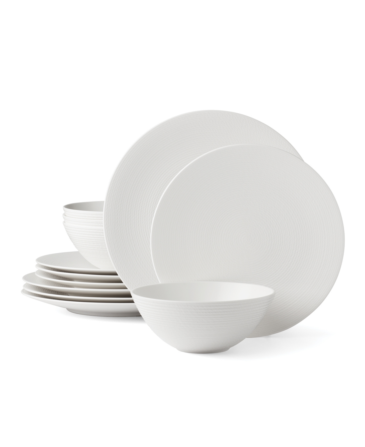 Lenox Lx Collective Dinnerware 12-piece Set, Service For 4 In White
