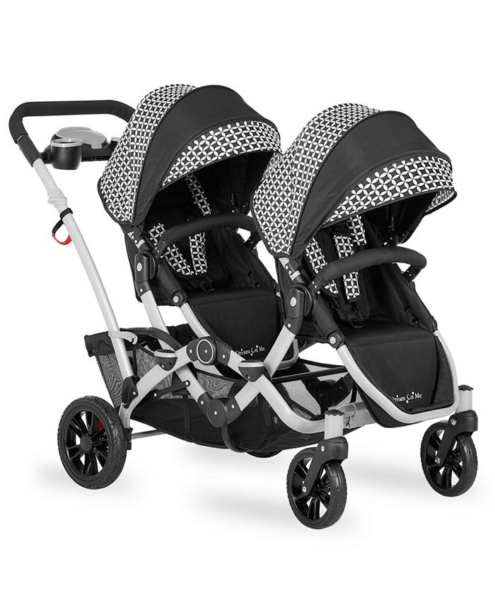 Dream On Me Track Tandem Stroller Face To Face Edition Black