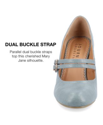 Women's Windy Double Strap Mary Jane Pumps