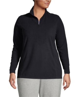 Plus Size Anyweather Fleece Quarter Zip Pullover
