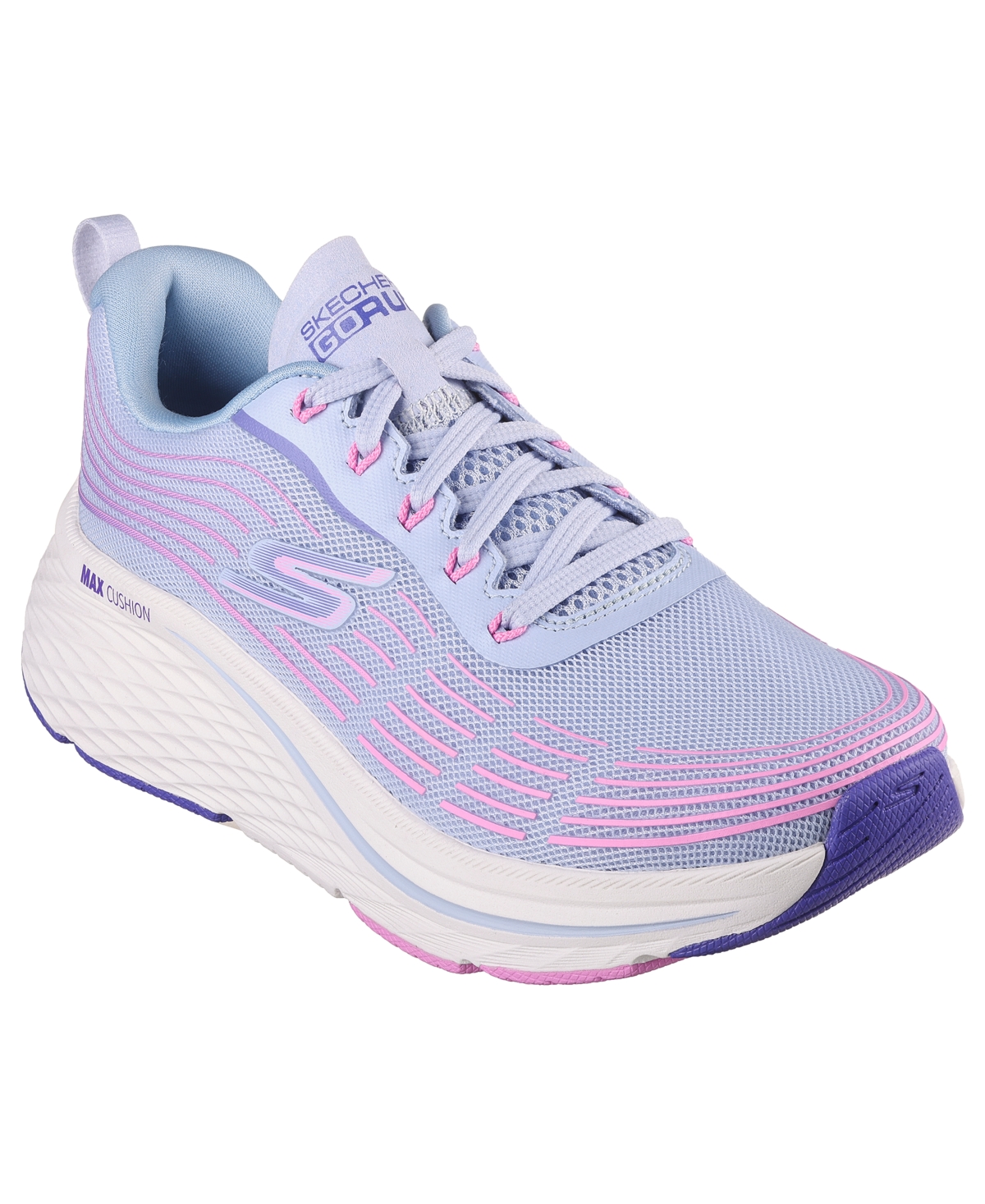 Masacre Ambiguo bruja Skechers Women's Max Cushioning Elite 2.0 Athletic Running Sneakers From  Finish Line In Light Blue/pink | ModeSens