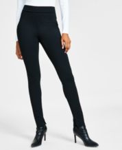 J.Jill Ponte Leggings Pants Exposed Seam Black Elastic Waist Stretch Medium  - $39 - From GeAde