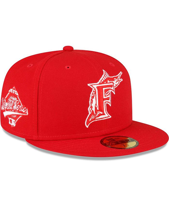 Men's Florida Marlins New Era Light Blue Cooperstown Collection