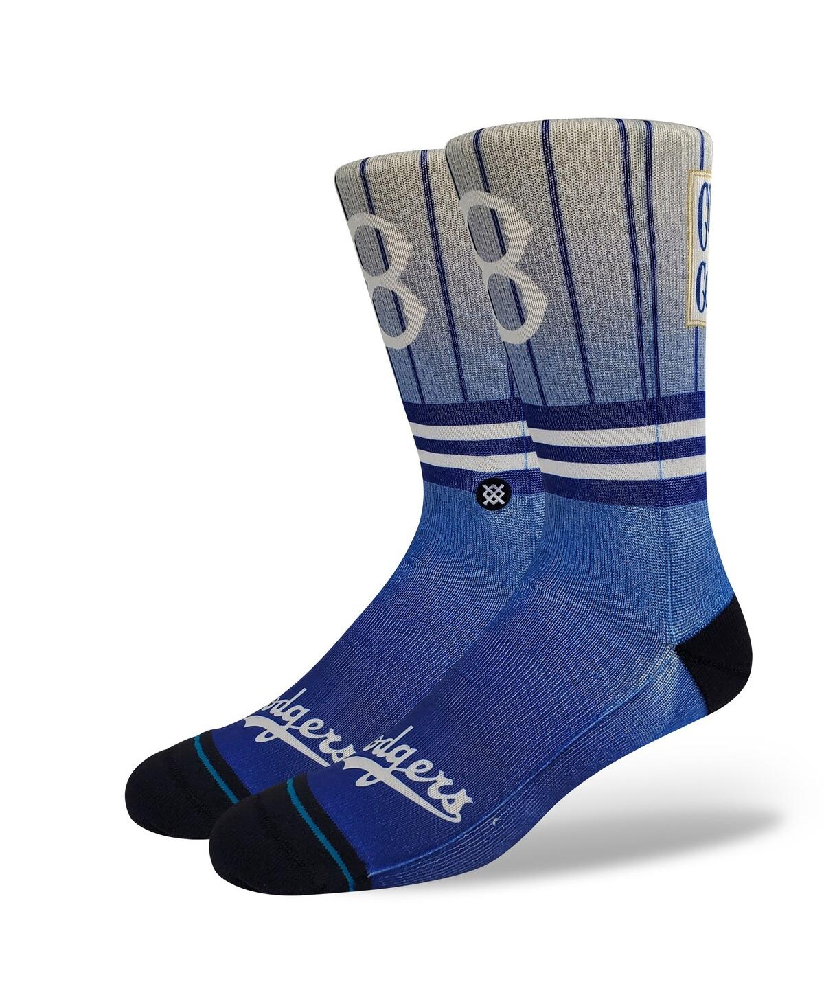 Stance Men's  Brooklyn Dodgers Cooperstown Collection Crew Socks In Blue
