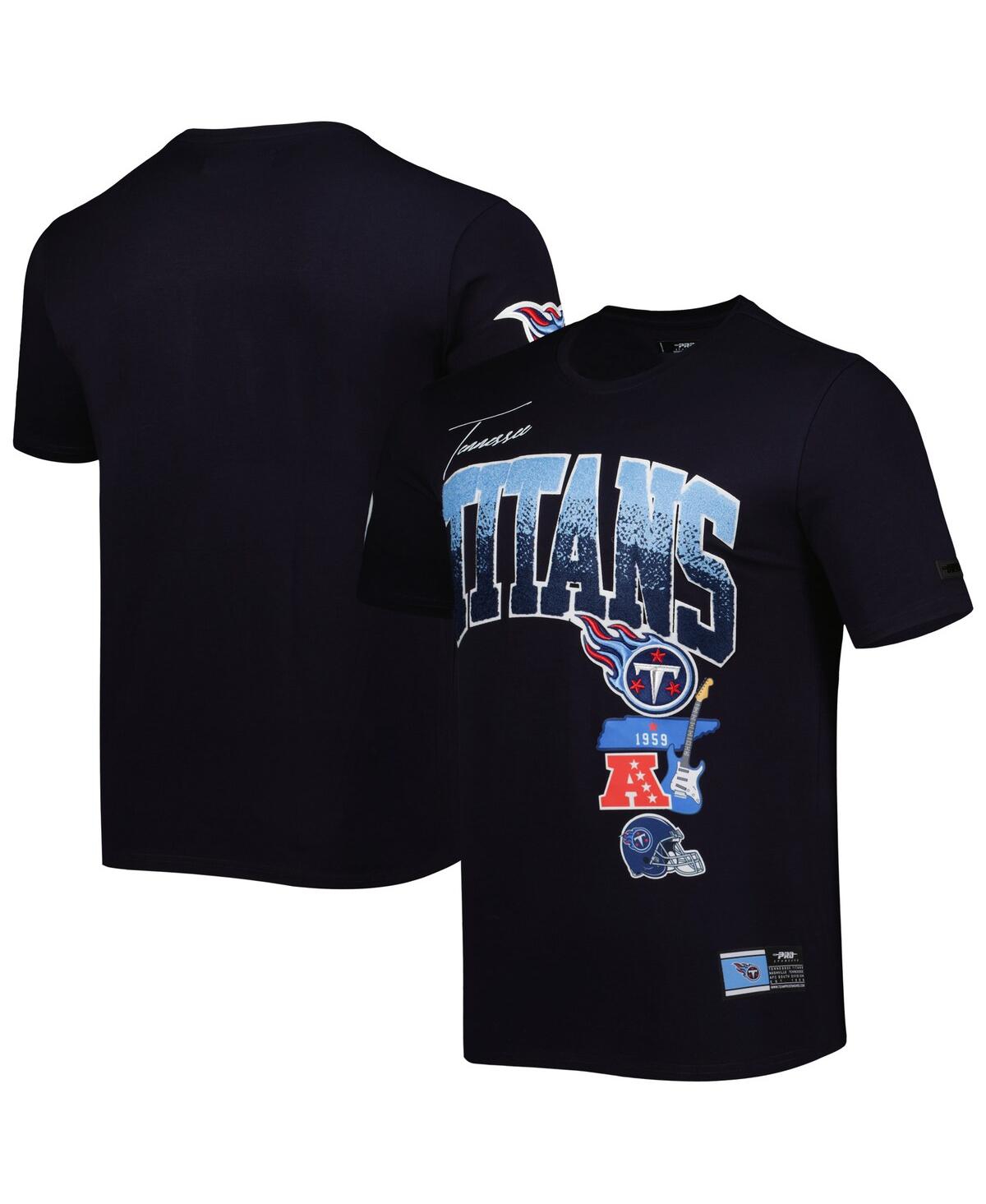 Shop Pro Standard Men's  Navy Tennessee Titans Hometown Collection T-shirt
