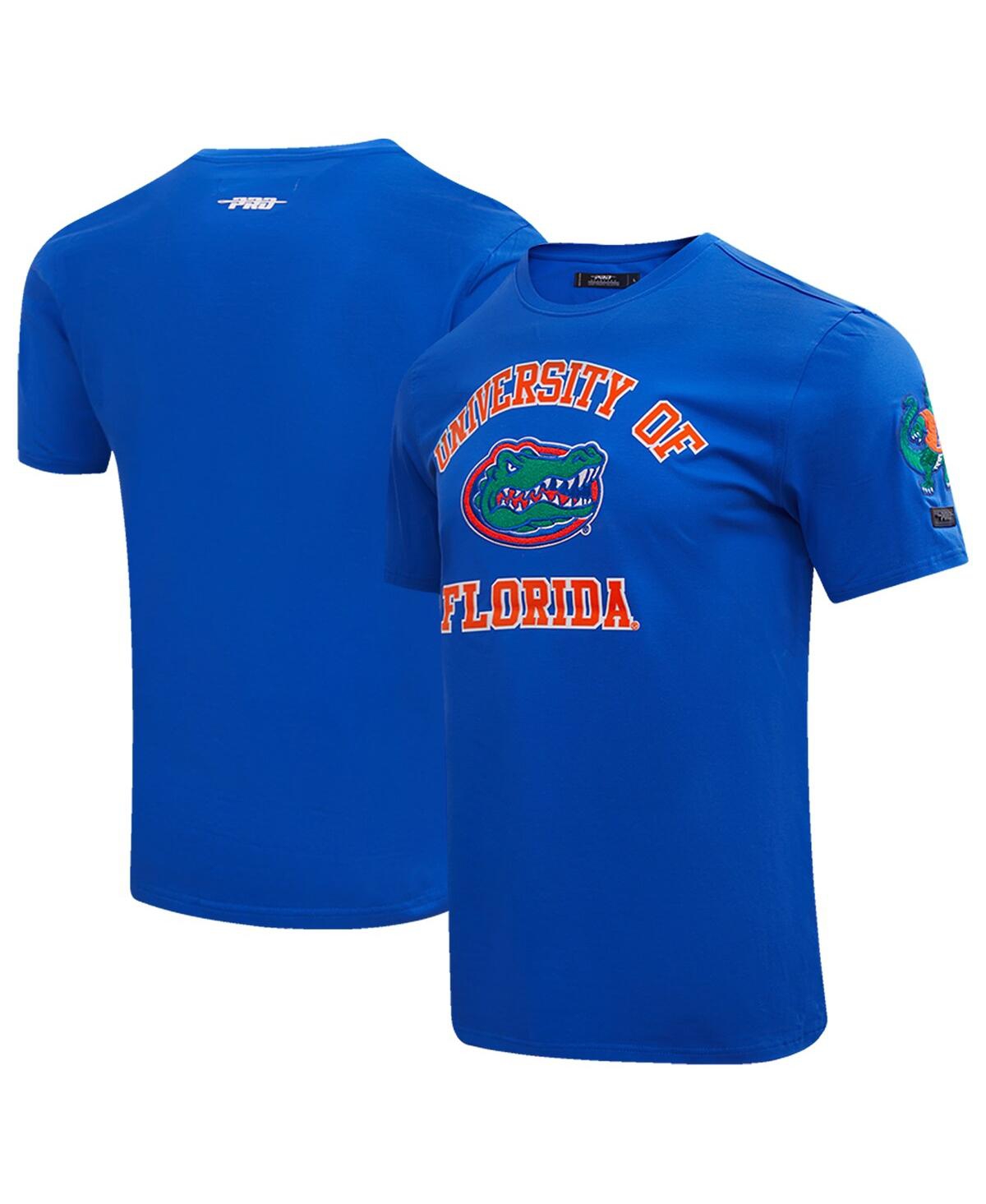 Pro Standard Men's  Royal Florida Gators Classic Stacked Logo T-shirt