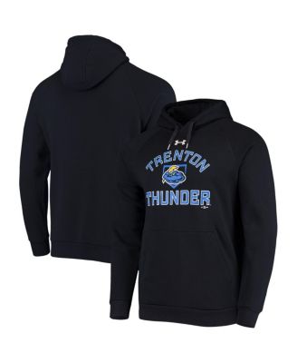 Men's Black Trenton Thunder All Day Raglan Fleece Pullover Hoodie