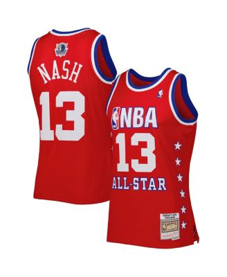 Men's Steve Nash Red Western Conference 2003 All Star Game Swingman Jersey