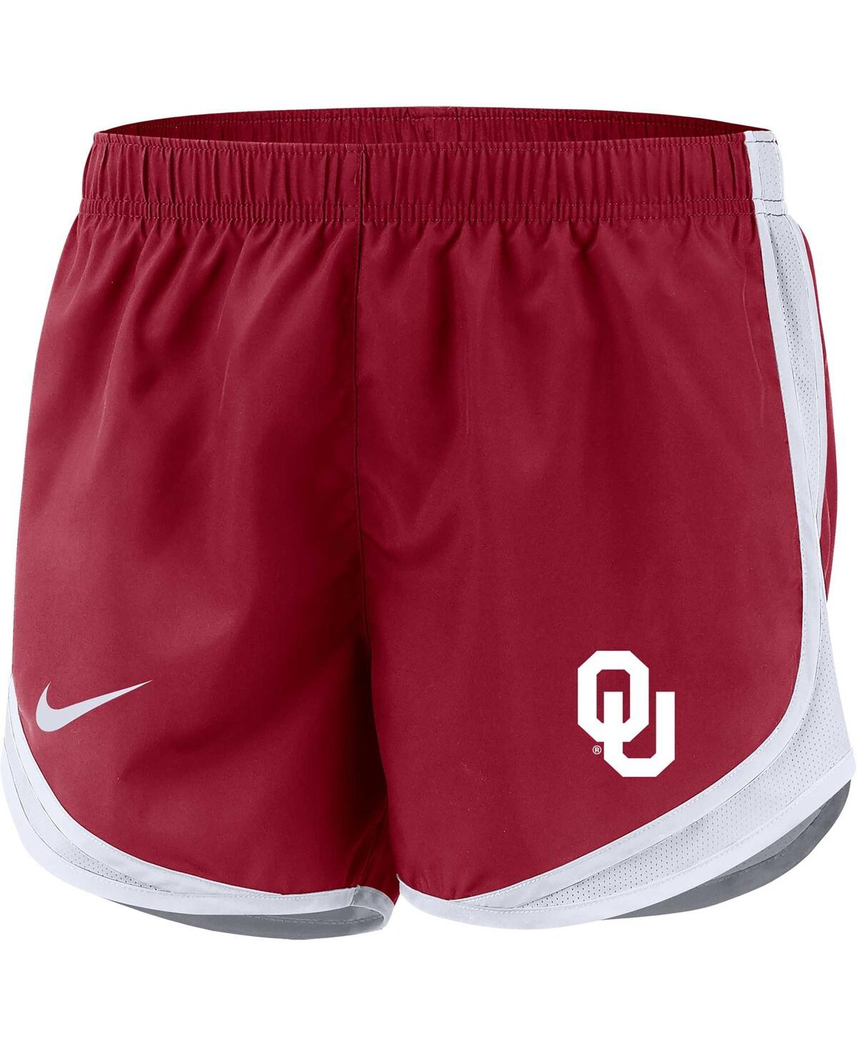 Nike Women's  Crimson Oklahoma Sooners Tempo Performance Shorts In Crimson