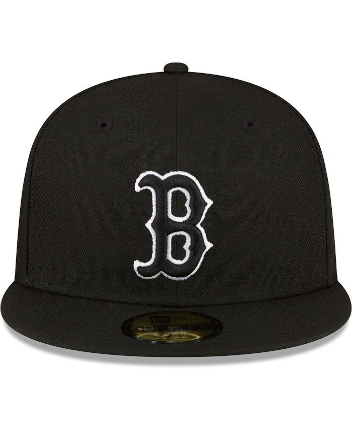 New Era Men's Black Boston Red Sox Sidepatch 59FIFTY Fitted Hat Macy's