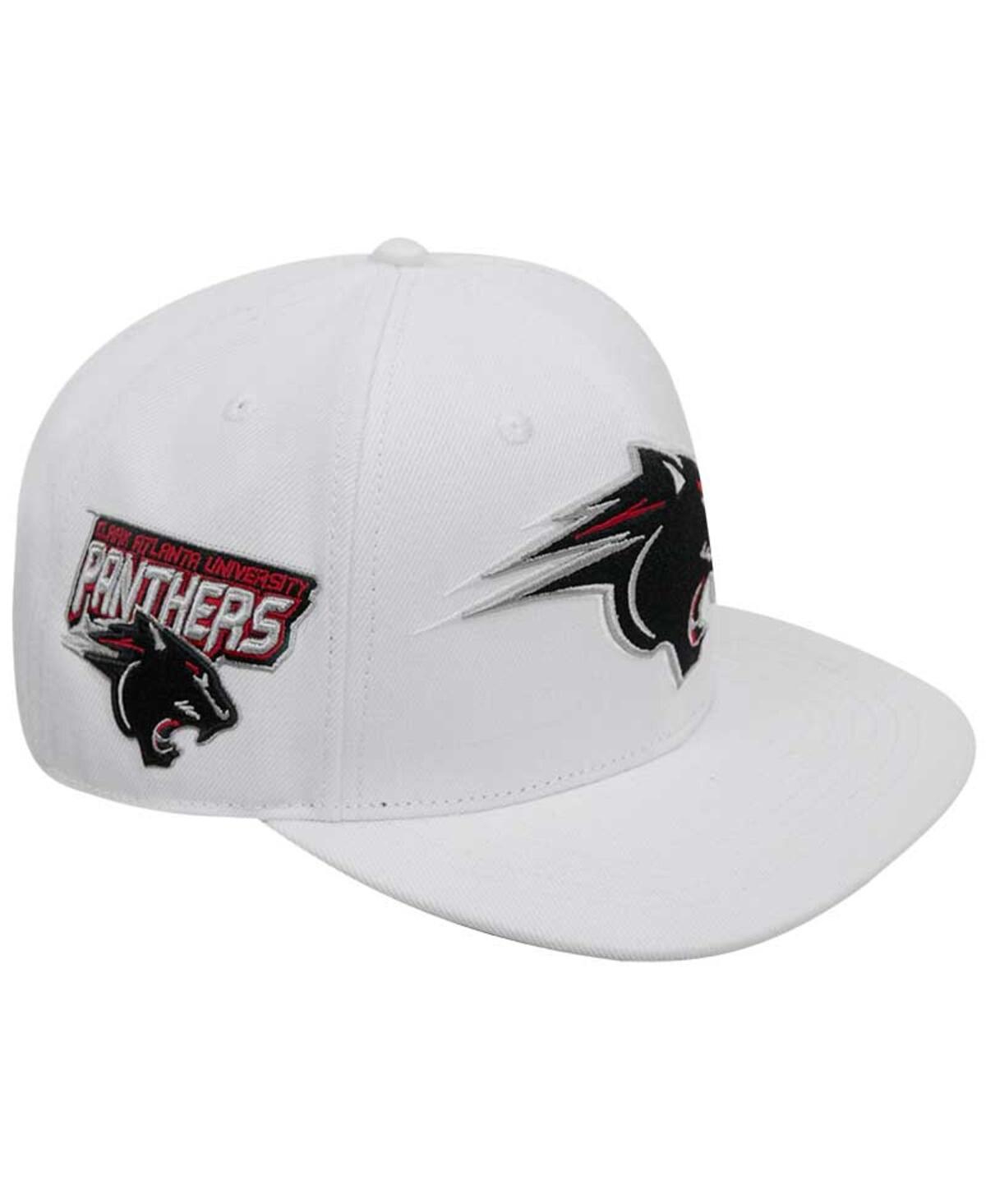 PRO STANDARD MEN'S PRO STANDARD WHITE CLARK ATLANTA UNIVERSITY PANTHERS MASCOT EVERGREEN WOOL SNAPBACK HAT 
