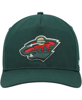 Men's Green Minnesota Wild Primary Hitch Snapback Hat