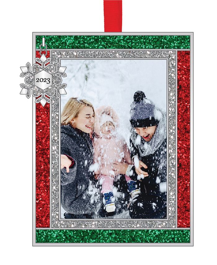 Ganz Frame Ornament Snowflake '2023' - Macy's